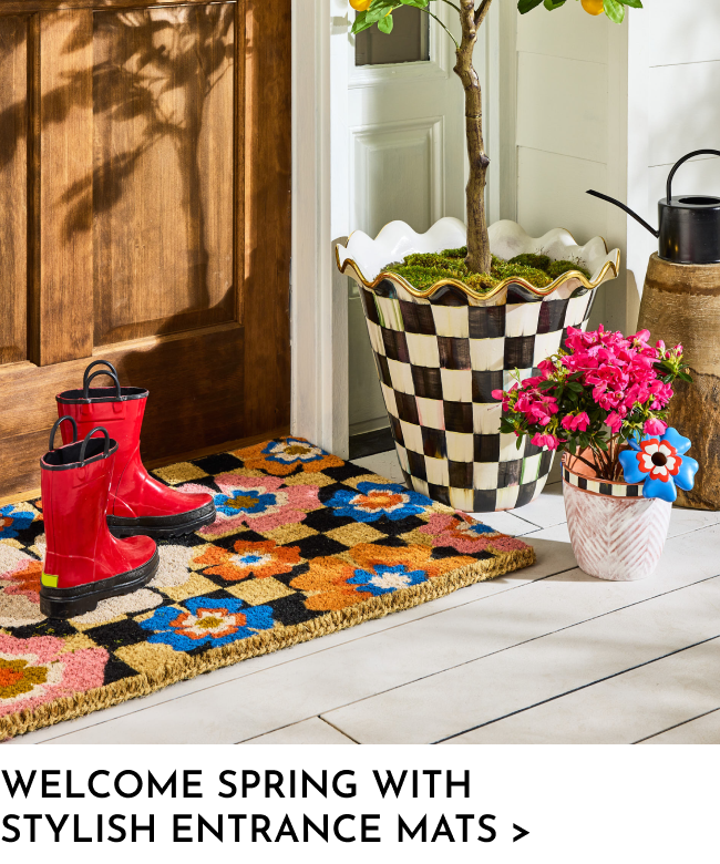 Welcome Spring With Stylish Entrance Mats